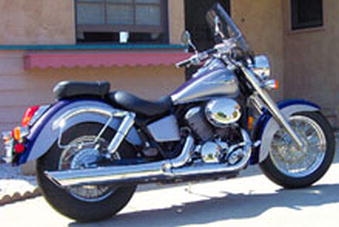Description: Tom's 2002 Honda 750 American Classic Edition motorcycle
