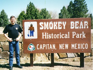 Wes at Smokey Bear Historical Park