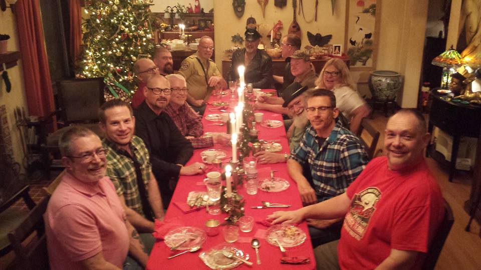 Christmas dinner 2016 at Harvey and Michael's