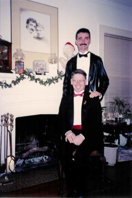joe (sitting) for Christmas 1992 photo